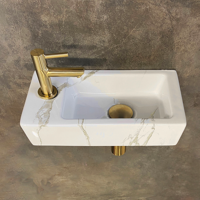 Wiesbaden Fonteinset Mini-Rhea Links Carrara